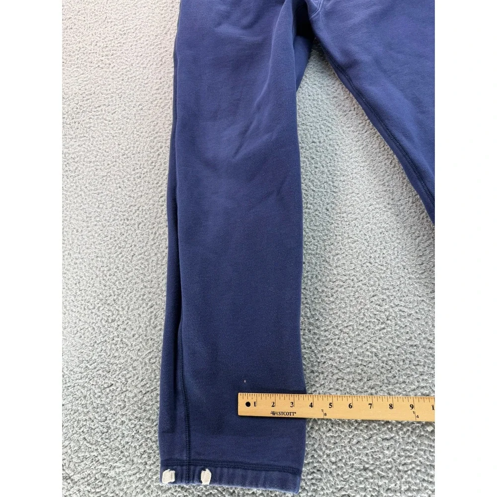 Polo Ralph Lauren Mens 33x29 Blue Fleece Sweatpants Joggers Large Pony Logo READ